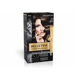 CRÈME COLORANTE PERMANENTE CHEVEUX VELVET BRUN BELLE'FINE