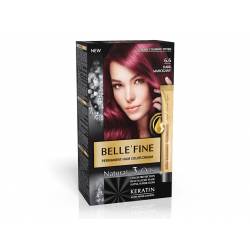 CRÈME COLORANTE PERMANENTE CHEVEUX ACAJOU FONCÉ BELLE'FINE