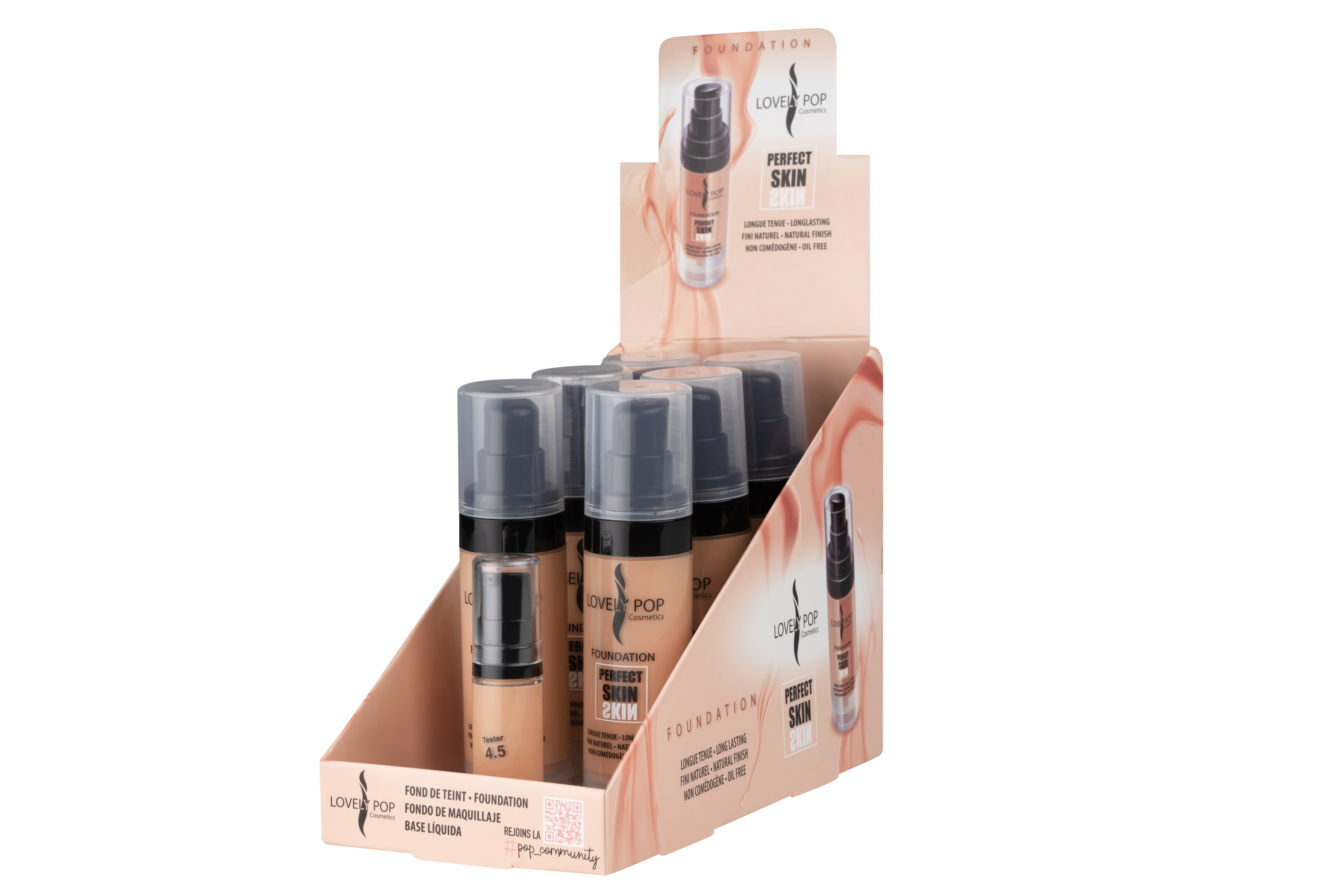 LOVELY POP PERFECT SKIN N°4.5 KIM FOUNDATION