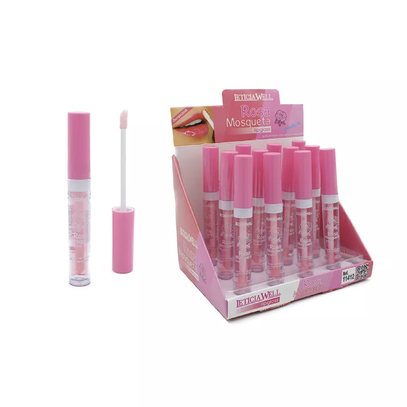 BRILLANT A LEVRES HYDRATANT ROSE LETICIA WELL BRILLANT A LEVRES HYDRATANT ROSE LETICIA WELL