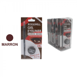 EYELINER GEL MARRON LETICIA WELL