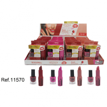 ROUGE À LÈVRES ET VERNIS À ONGLES LETICIA WELL