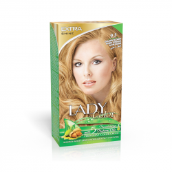 LADY IN COLOR 9.3 GLODEN BLONDE PERMANENT COLOR CREAM