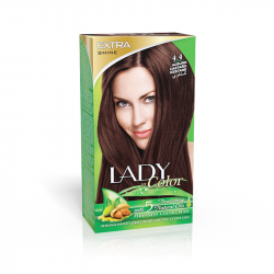 LADY IN COLOR 4.4 AUBURN PERMANENT COLOR CREAM