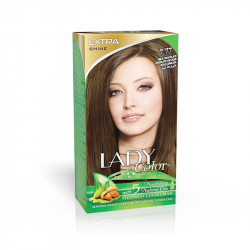 LADY IN COLOR 7.77 MILK CHOCOLATE PERMANENT COLOR CREAM