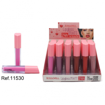 LIP GLOSS MATTE 24 H NO TRANSFER LETICIA WELL