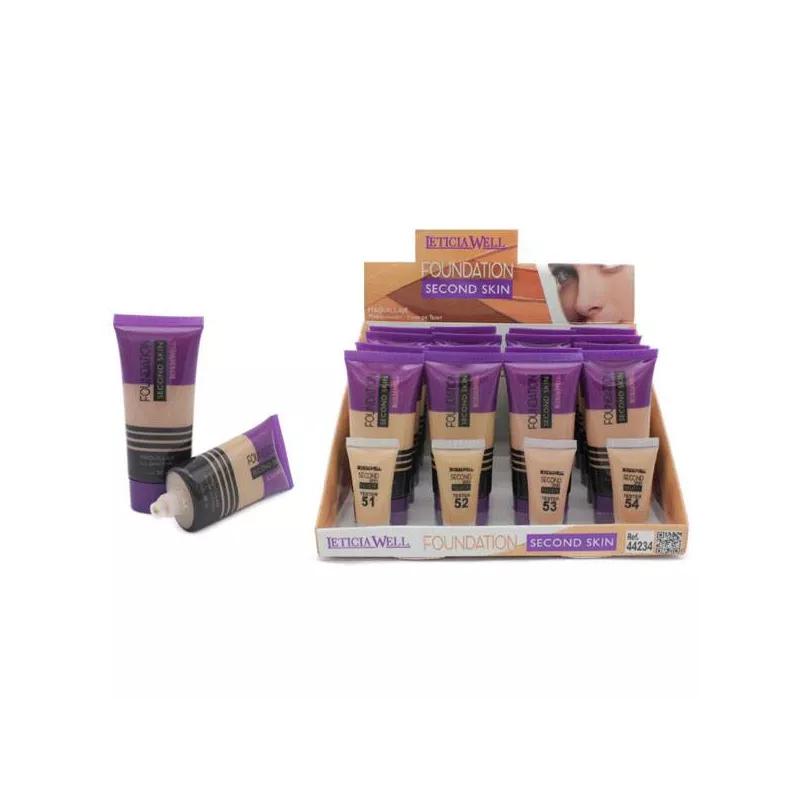 FOND DE TEINT SECOND SKIN LETICIA WELL