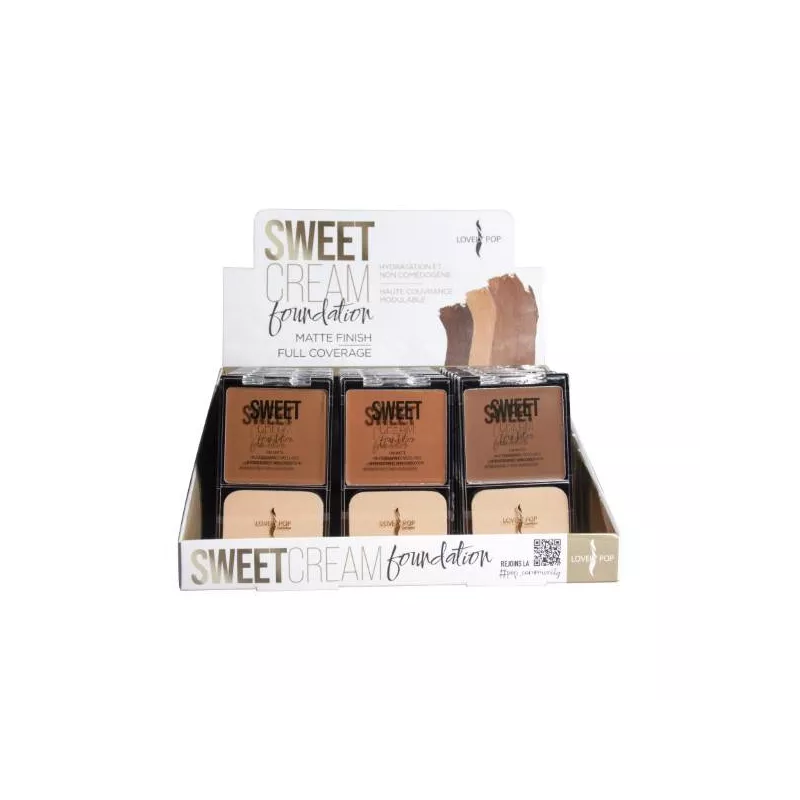 SWEET CREAM FOUNDATION TOFFEE COLLECTION LOVELY POP