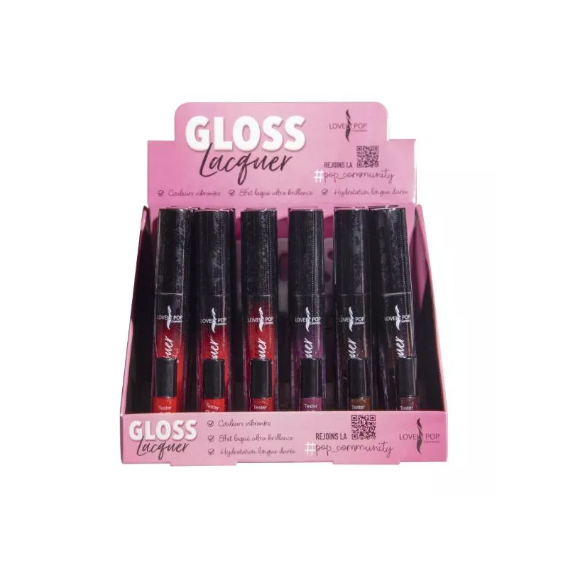 GLOSS LACQUER RED COLLECTION LOVELY POP GLOSS LACQUER RED COLLECTION LOVELY POP
