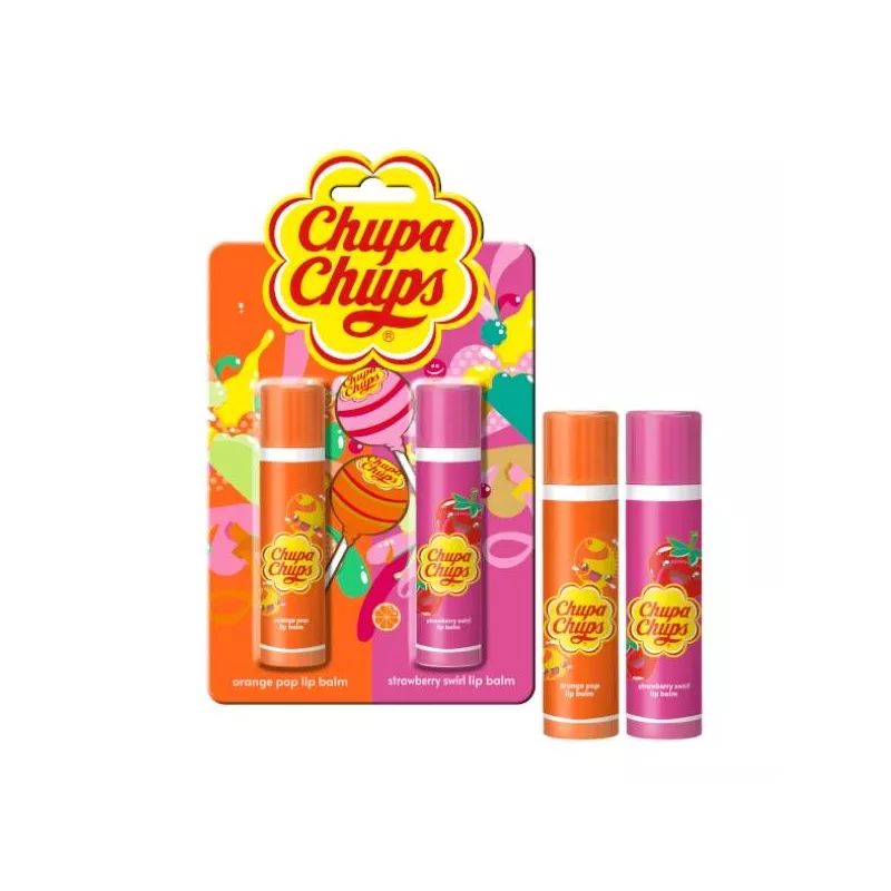 CHUPA CHUPS LIP BALM WETERMELON, PEACH