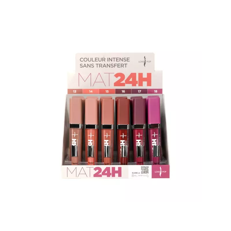 ROUGE A LEVRES LIQUIDE MAT24H MULTICOLOR 03
