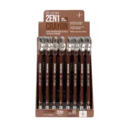 CRAYON 2EN1 YEUX & LÈVRES BRUN NATUREL LOVELY POP