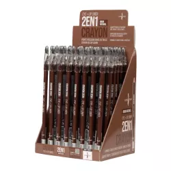 CRAYON 2EN1 YEUX & LÈVRES BRUN NATUREL LOVELY POP