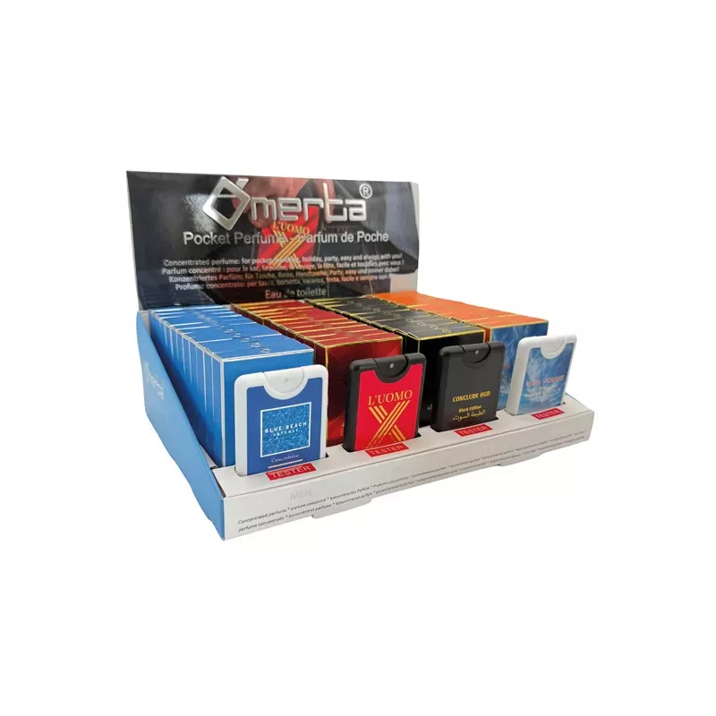 EDP HOMME 20ML PARFUM DE POCHE LOVE COLLECTION 48U + 4 TESTERS