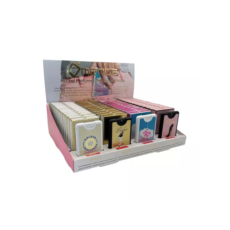 EDP FEMME 20ML PARFUM DE POCHE LOVE COLLECTION 48U + 4 TESTERS