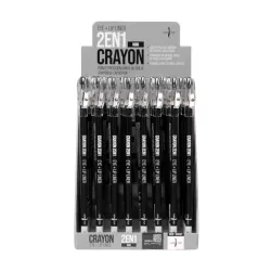 LOVELY POP 2 IN 1 EYE AND LIP LINER BLACK - Passion Cosmetics paris 