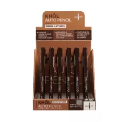 SCHÖNER POP-AUTOMATISCHER BLEISTIFT IN NATURBRAUN - Passion Cosmetics Paris