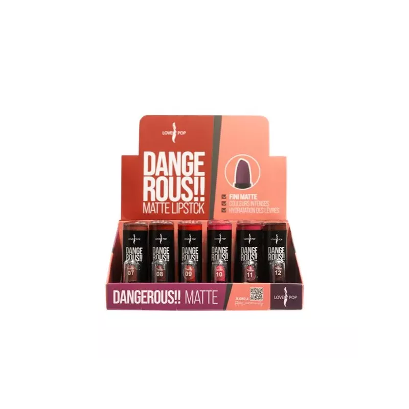 ROUGE A LEVRES DANGEROUS MATTE AUTUMN LOVELY POP