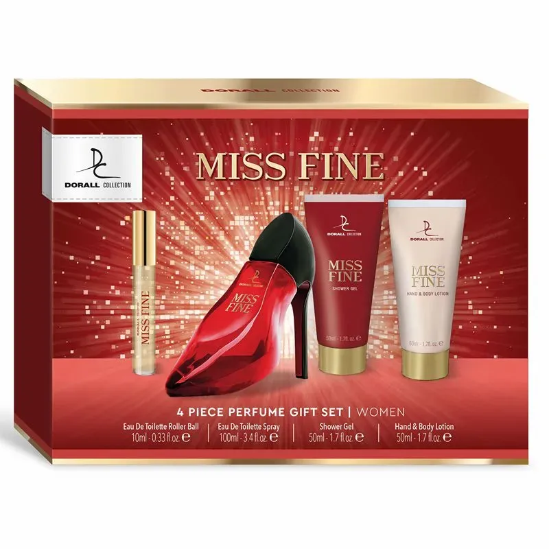 MISS FINE RED HOT GIFTSET DORALL COLLECTION